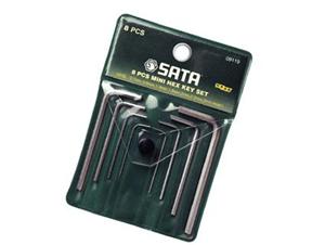 (世达,Sata,8件套迷你内六角扳手,小型内六角扳子,小内六角)